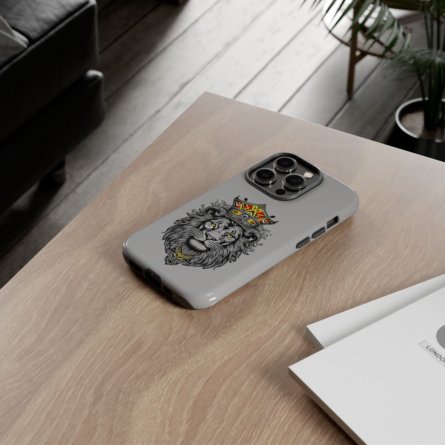 Lion King Phone Case - Tough Cases with Royal Crown Design
