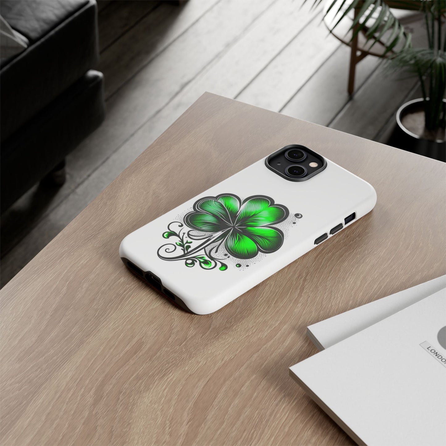 St. Patrick's Day Shamrock Phone Case - Tough & Stylish