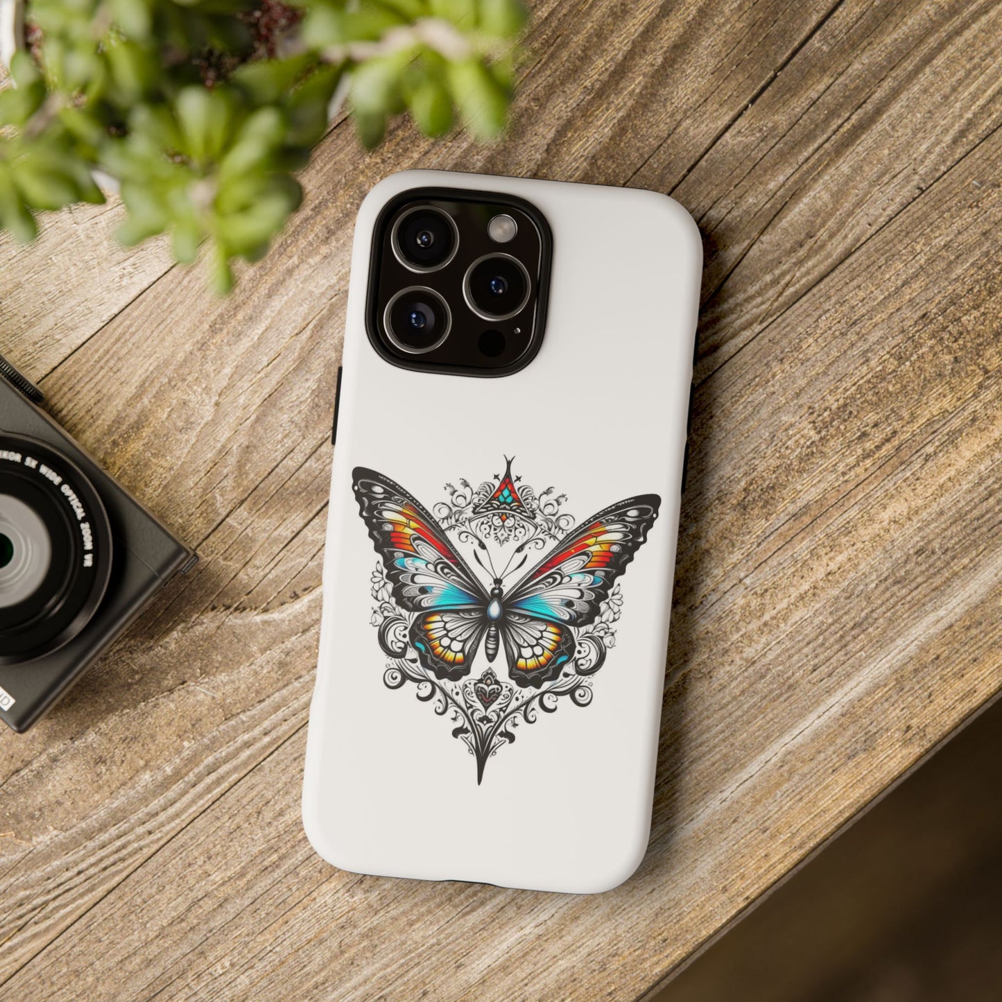Butterfly Tough Case - Stylish Phone Protection