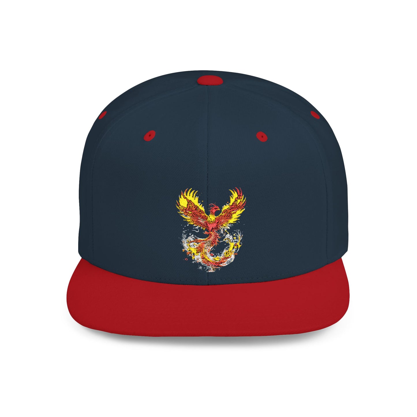 Phoenix Fire Flat Bill Snapback Hat - Stylish & Bold Cap for Trendsetters