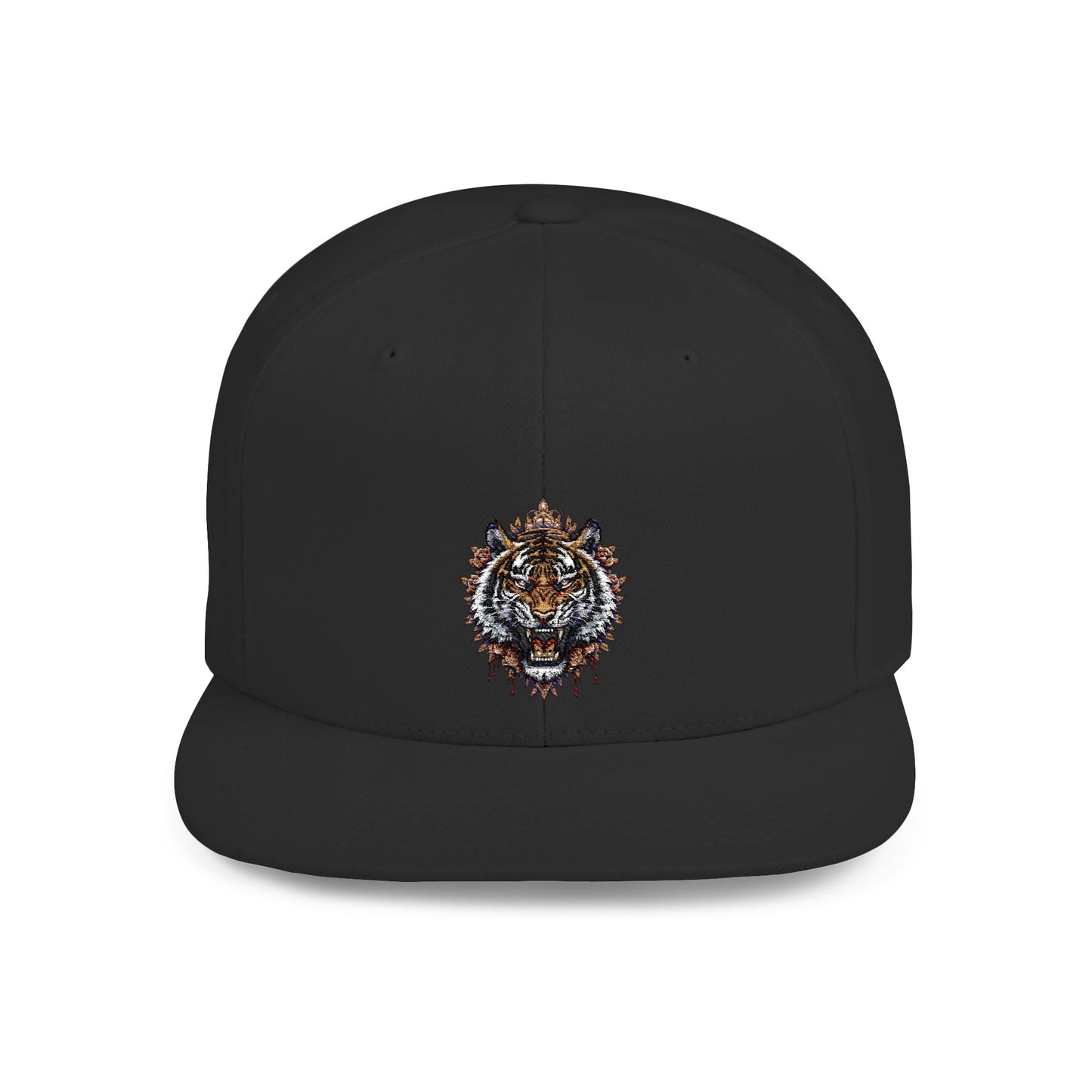 Flat Bill Snapback-Traditional tiger