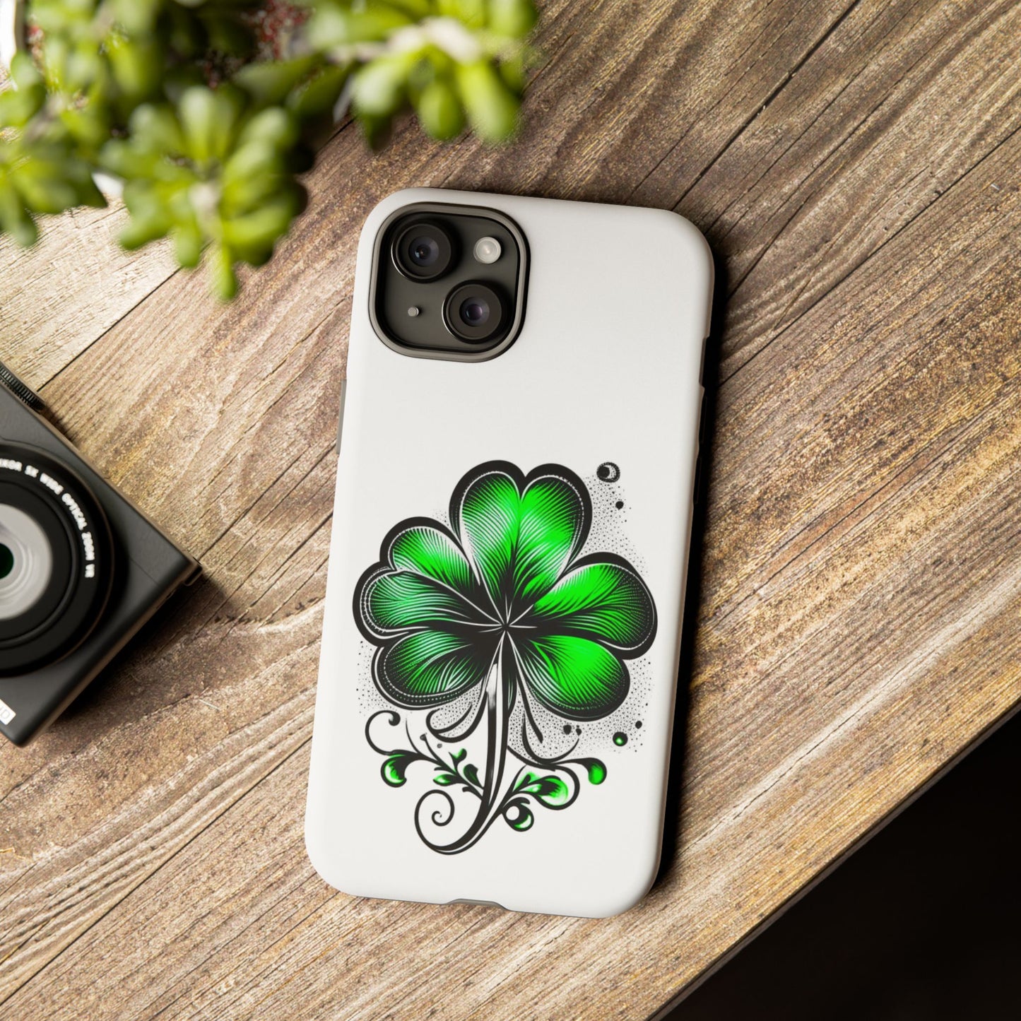 St. Patrick's Day Shamrock Phone Case - Tough & Stylish