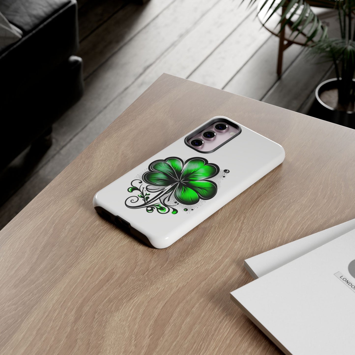 St. Patrick's Day Shamrock Phone Case - Tough & Stylish