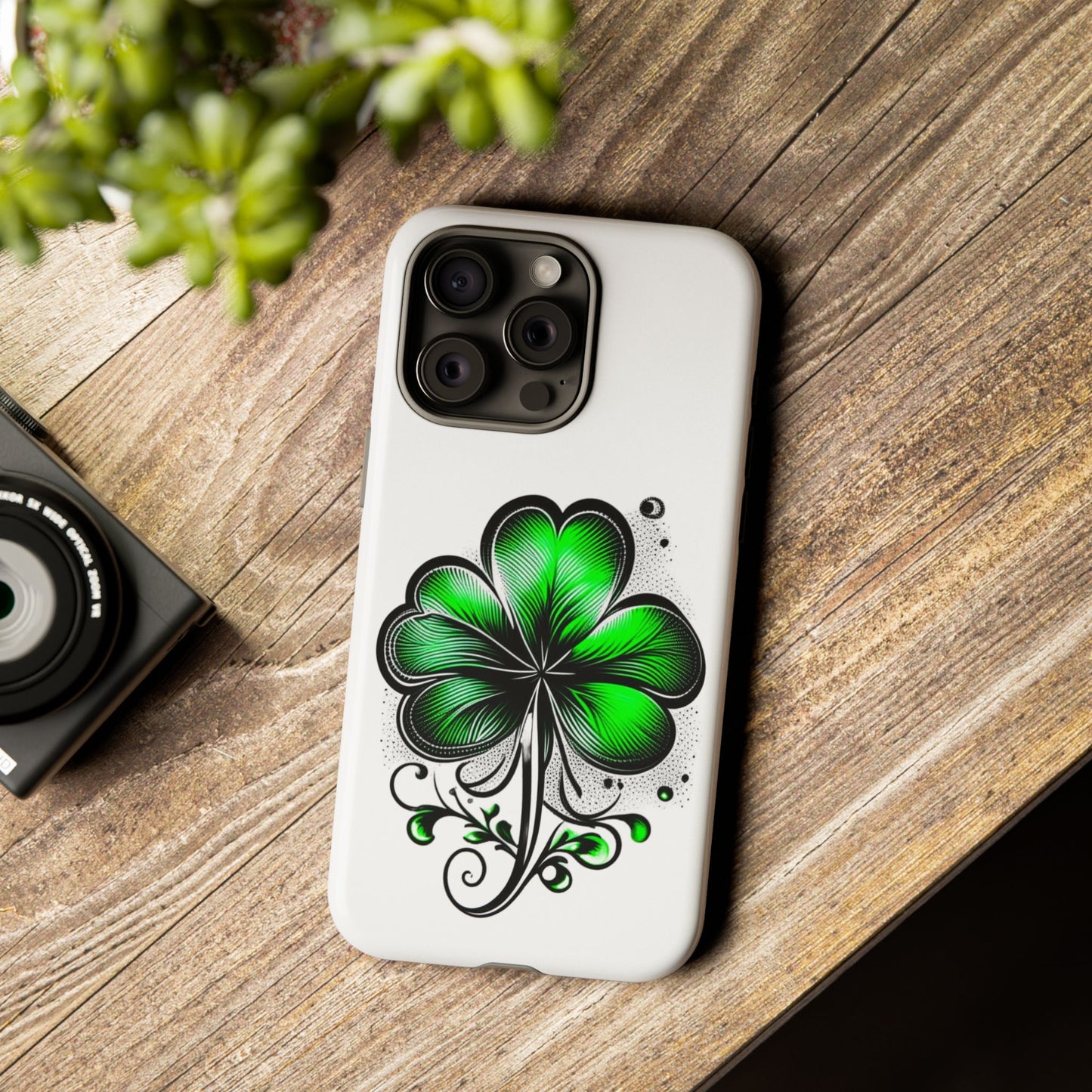St. Patrick's Day Shamrock Phone Case - Tough & Stylish