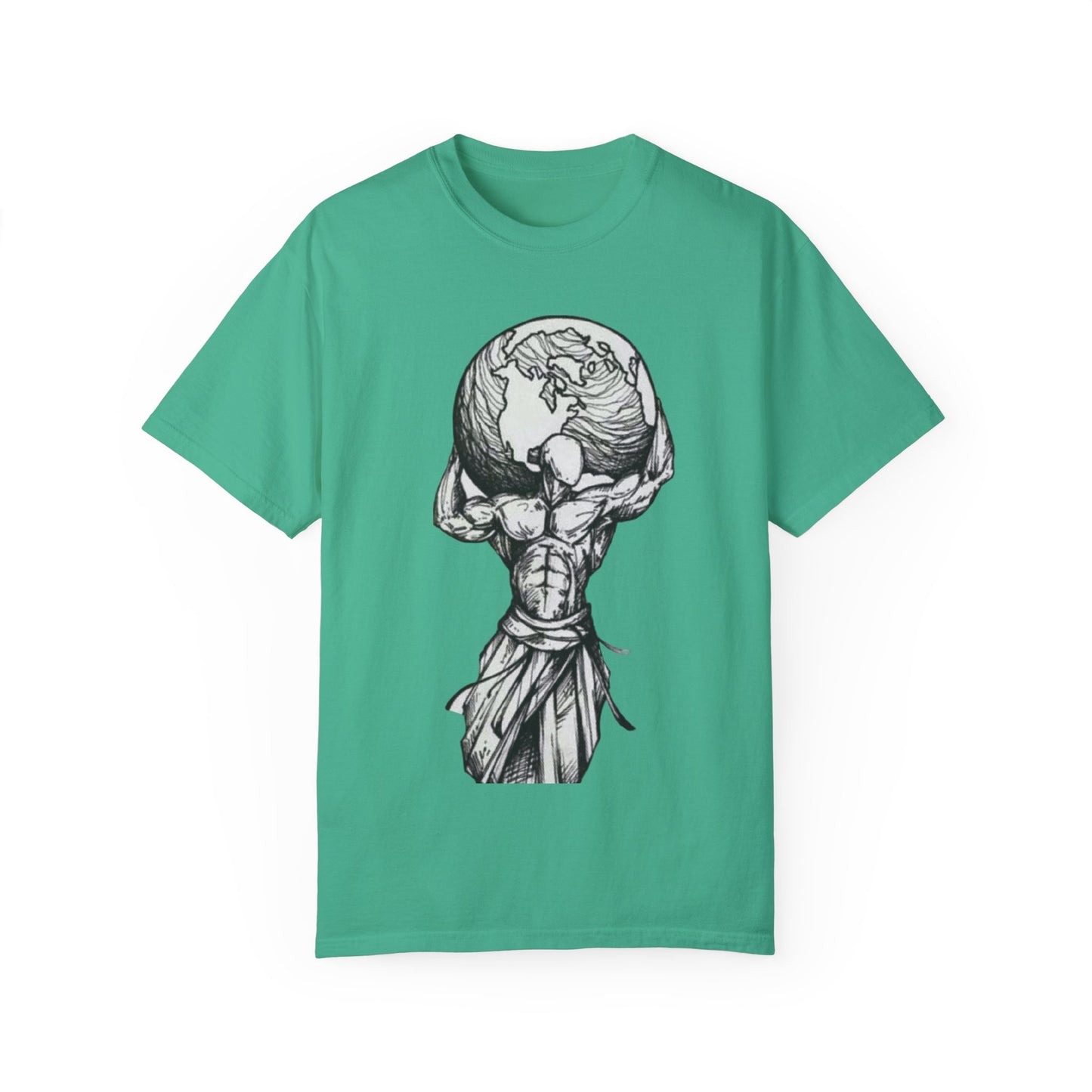 Atlas Earth Graphic Unisex T-Shirt - Comfortable Casual Wear for Nature Lovers
