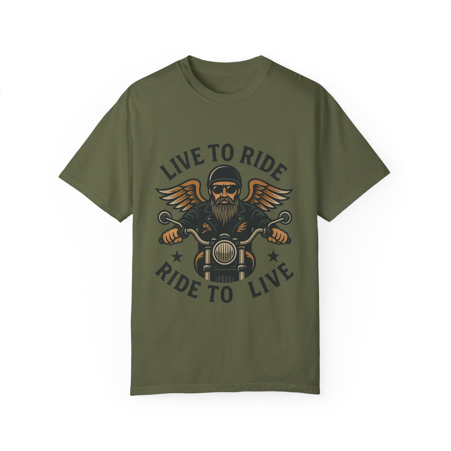 Live to Ride Motorcycle Unisex T-Shirt - Perfect for Bikers and Adventure Lovers