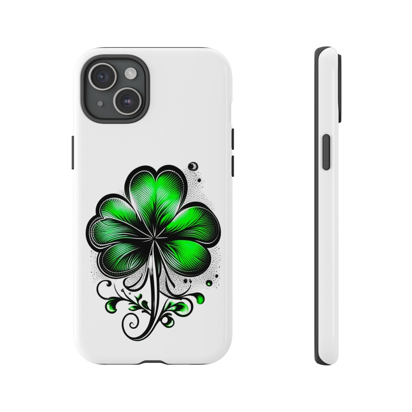 St. Patrick's Day Shamrock Phone Case - Tough & Stylish