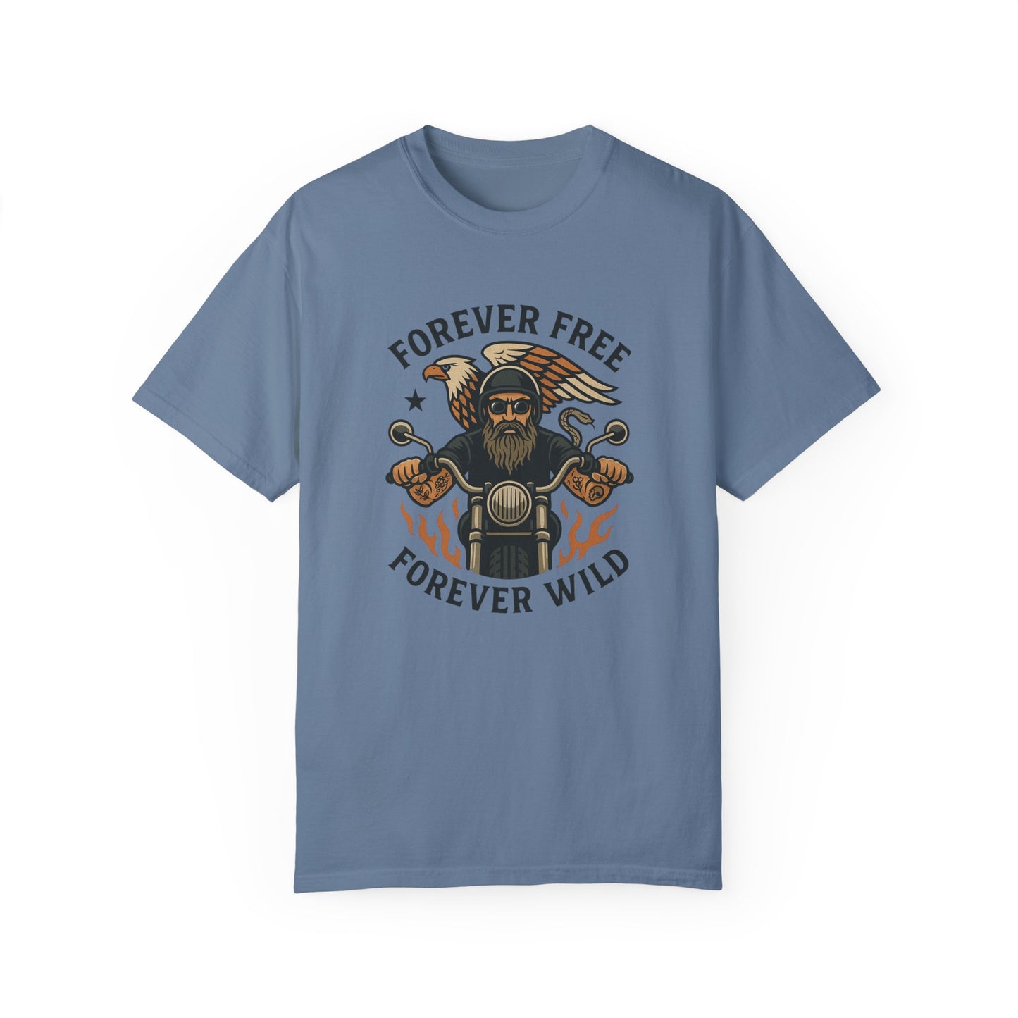 Forever Free Wild Unisex Garment-Dyed T-Shirt