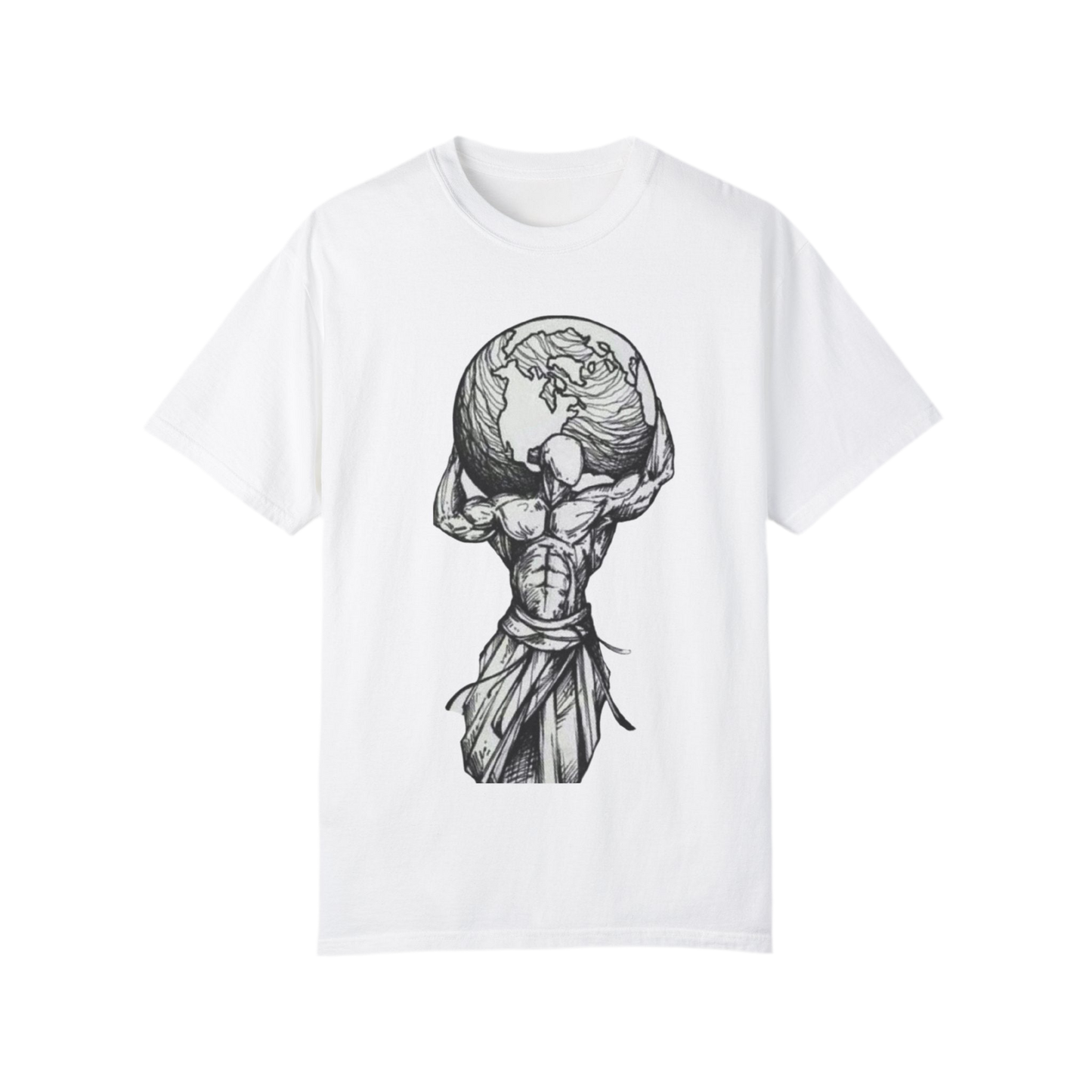 Atlas Earth Graphic Unisex T-Shirt - Comfortable Casual Wear for Nature Lovers