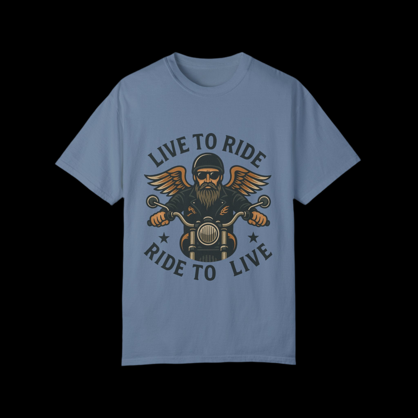Live to Ride Motorcycle Unisex T-Shirt - Perfect for Bikers and Adventure Lovers