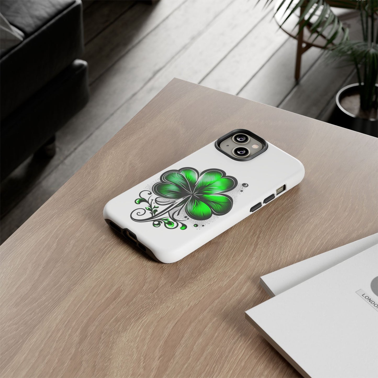 St. Patrick's Day Shamrock Phone Case - Tough & Stylish