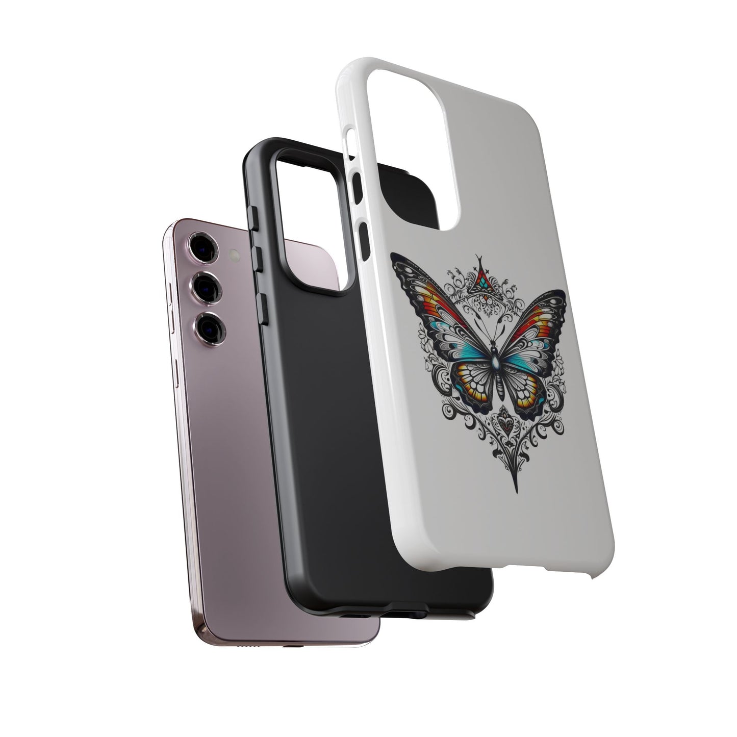 Butterfly Tough Case - Stylish Phone Protection