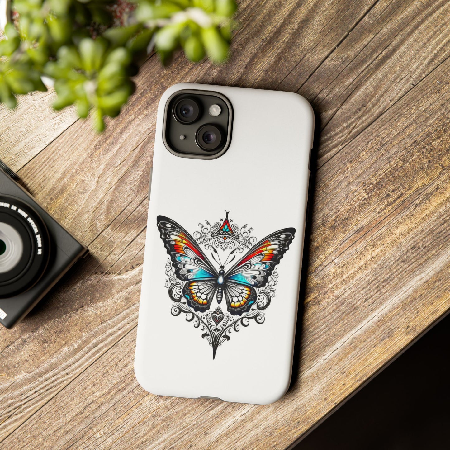 Butterfly Tough Case - Stylish Phone Protection