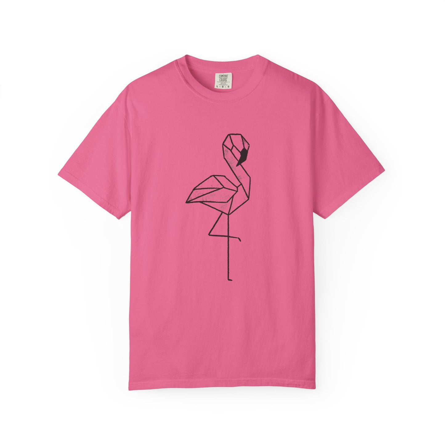 Flamingo Origami Unisex T-shirt