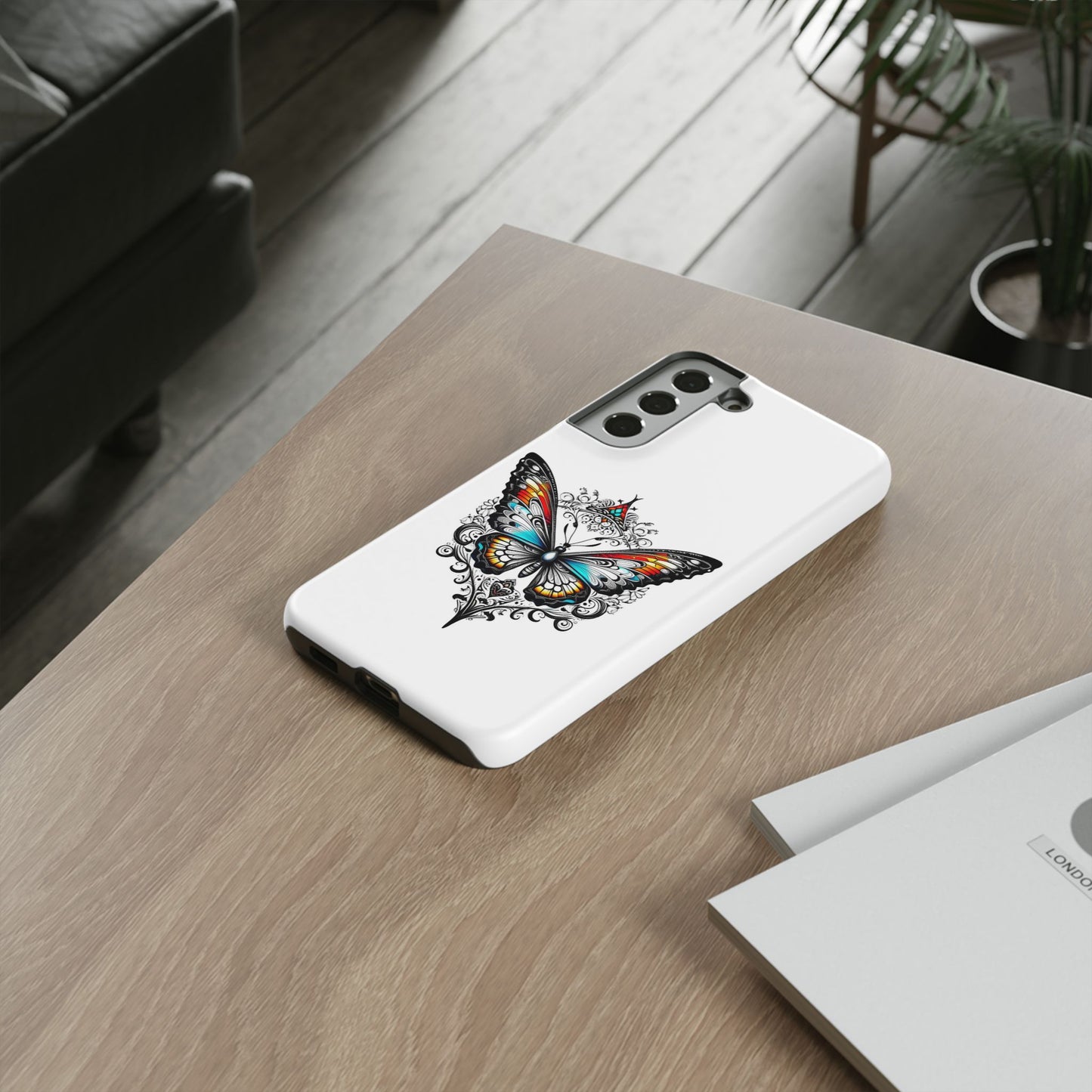 Butterfly Tough Case - Stylish Phone Protection