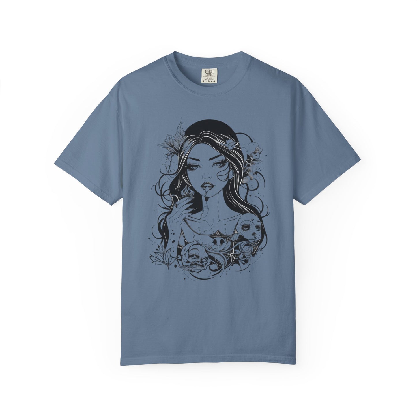 Edgy Graphic T-Shirt, Vintage Style, Boho Chic Art, Unique Gift for Her, Festival Fashion, Summer Vibes, Casual Wear