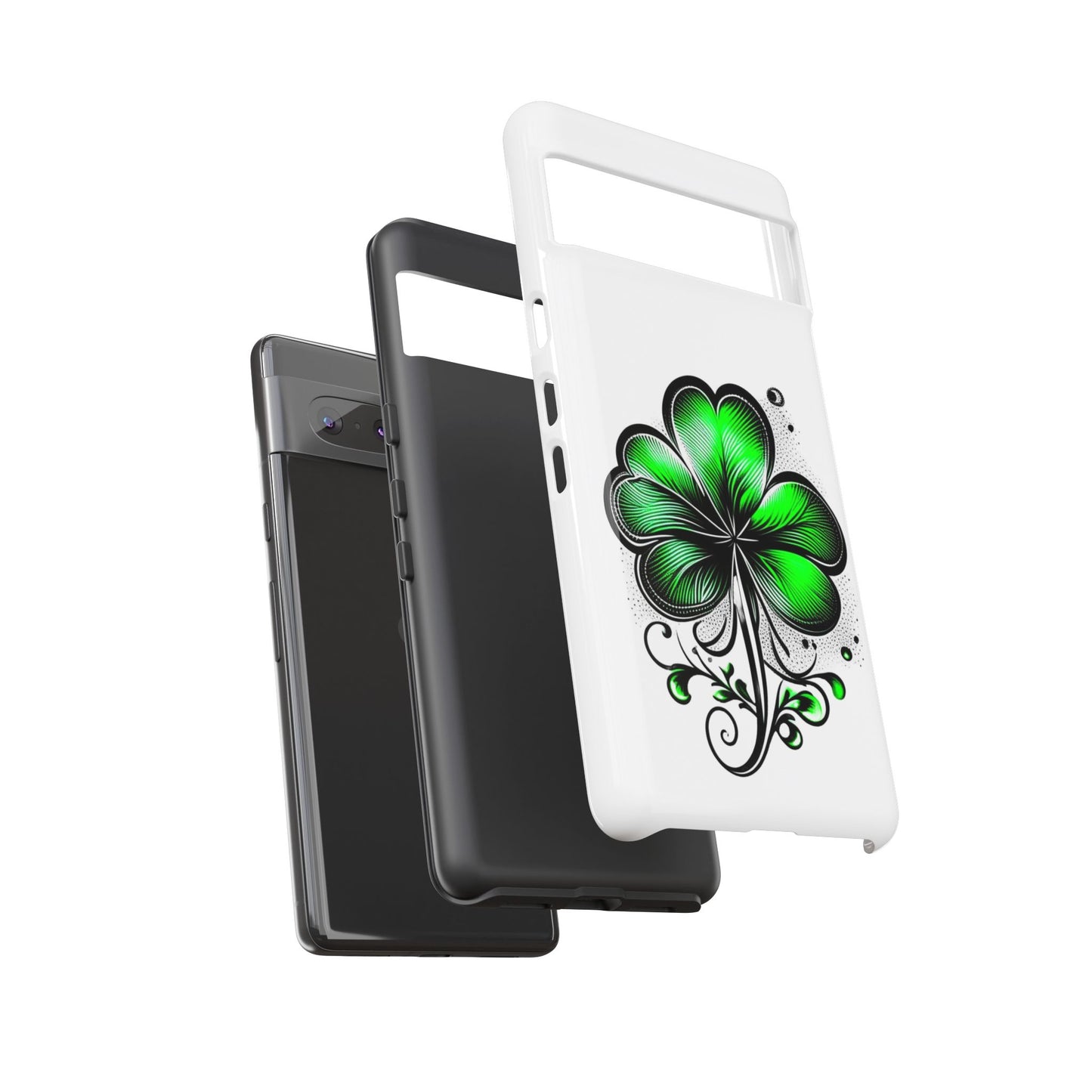 St. Patrick's Day Shamrock Phone Case - Tough & Stylish