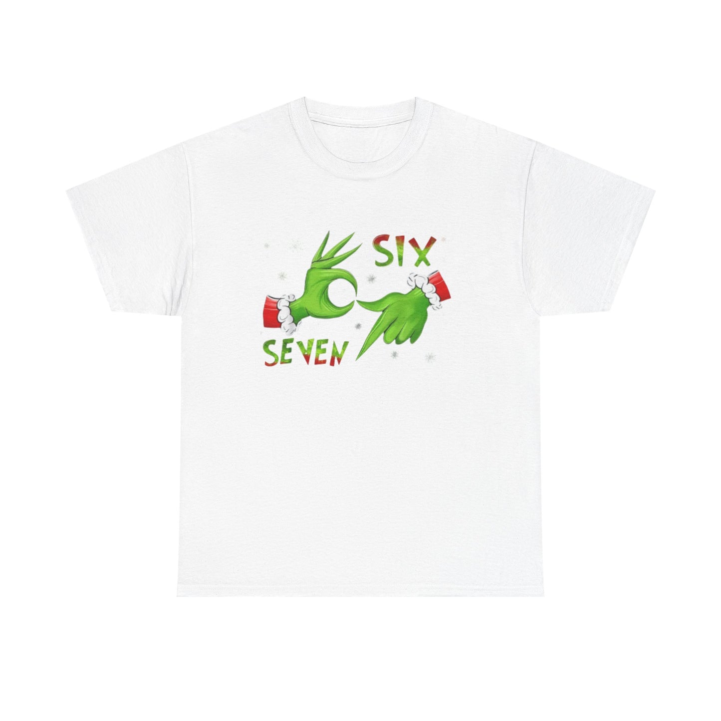 Grinch Hands 'Six Seven' Christmas T-Shirt