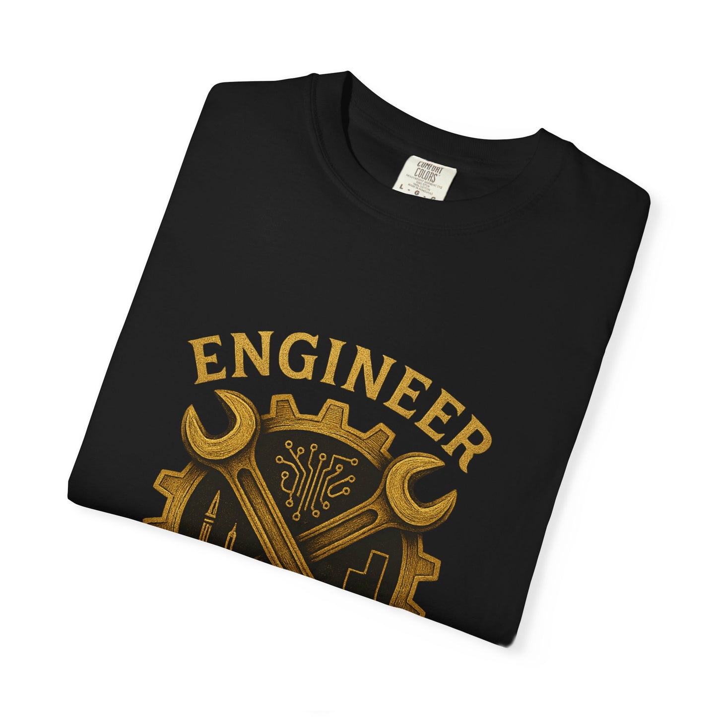 Engineer T-Shirt — 'Engineer: Solve. Build. Repeat.' Vintage Wrench & Gear Tee