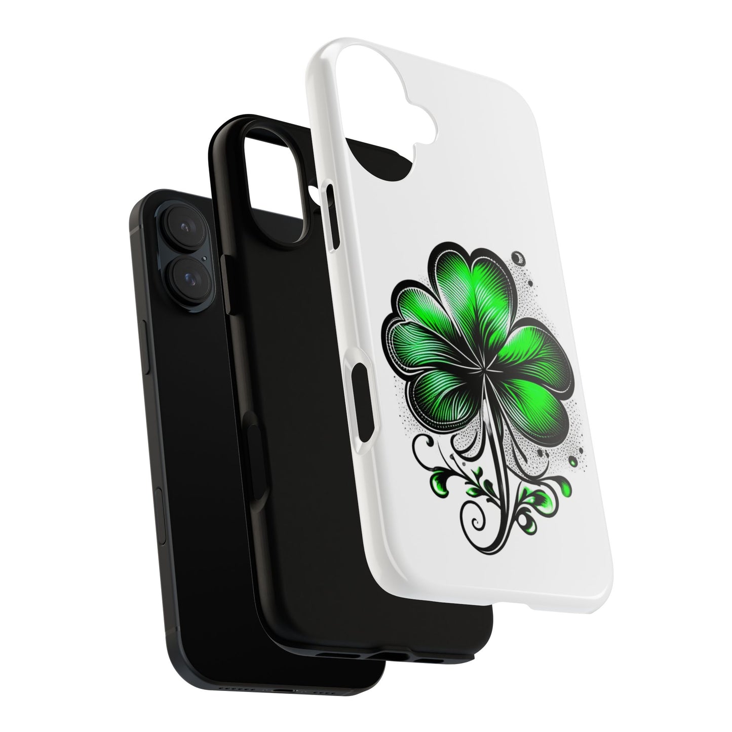 St. Patrick's Day Shamrock Phone Case - Tough & Stylish