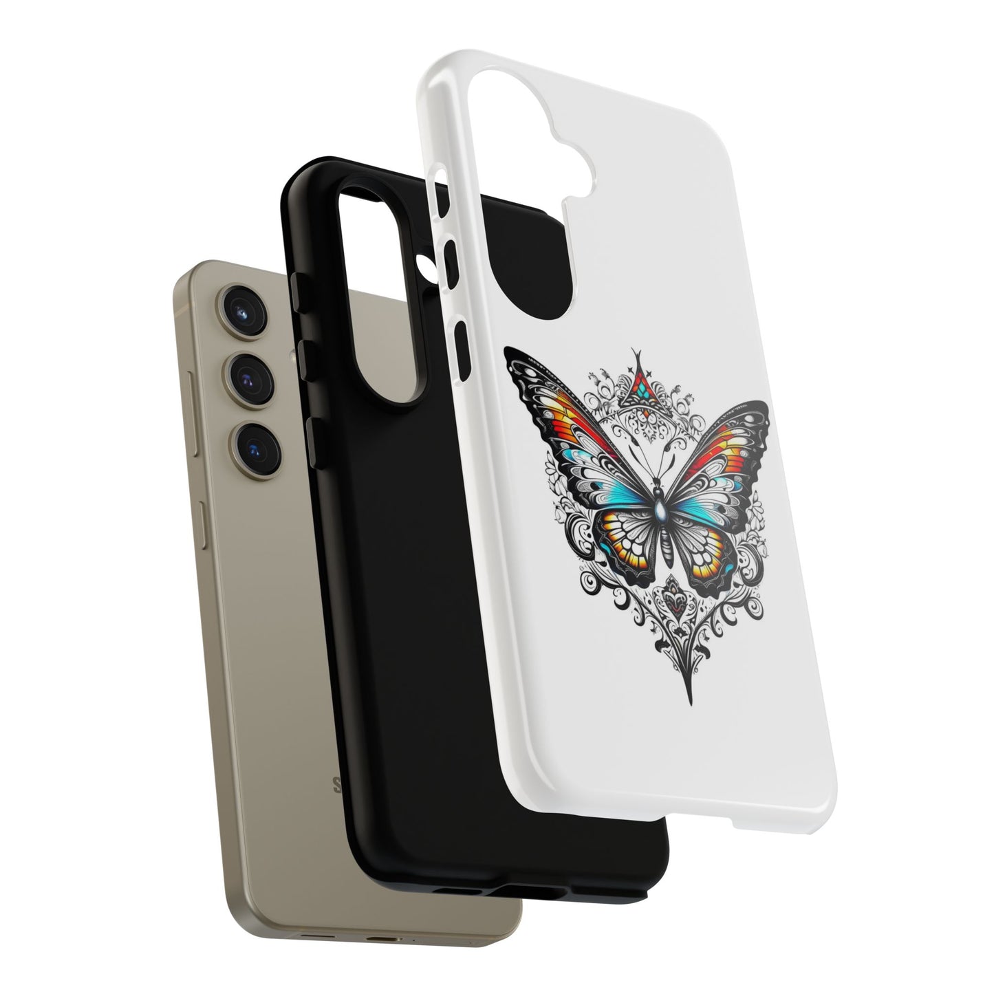 Butterfly Tough Case - Stylish Phone Protection