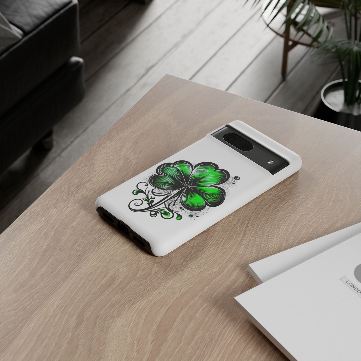 St. Patrick's Day Shamrock Phone Case - Tough & Stylish