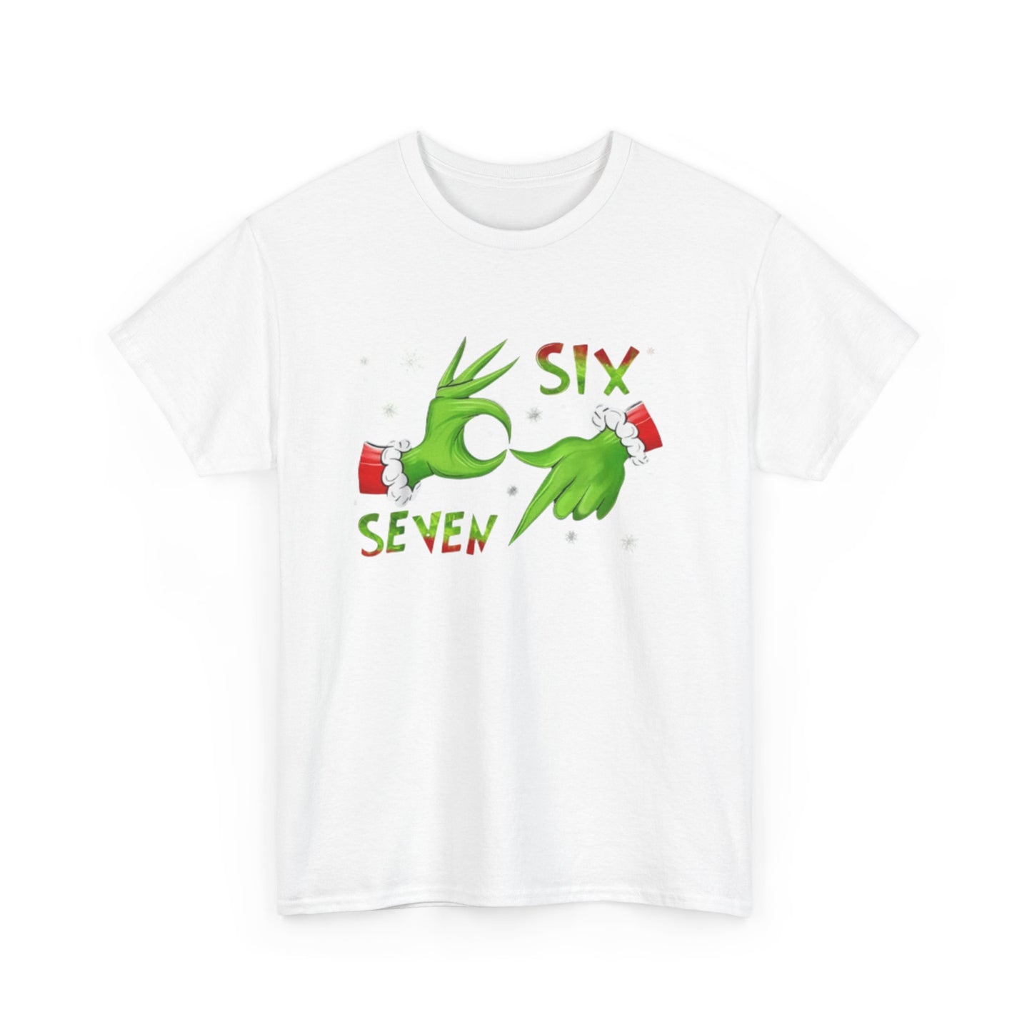 Grinch Hands 'Six Seven' Christmas T-Shirt