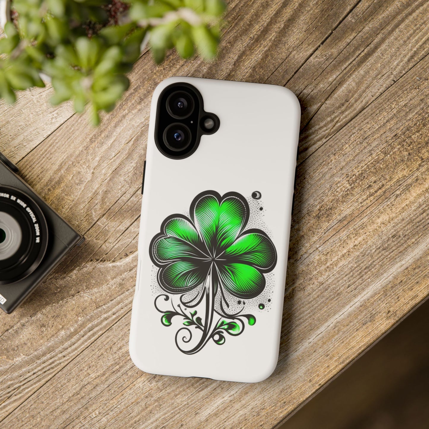 St. Patrick's Day Shamrock Phone Case - Tough & Stylish