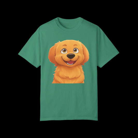 Cute Golden Retriever Graphic Unisex T-Shirt