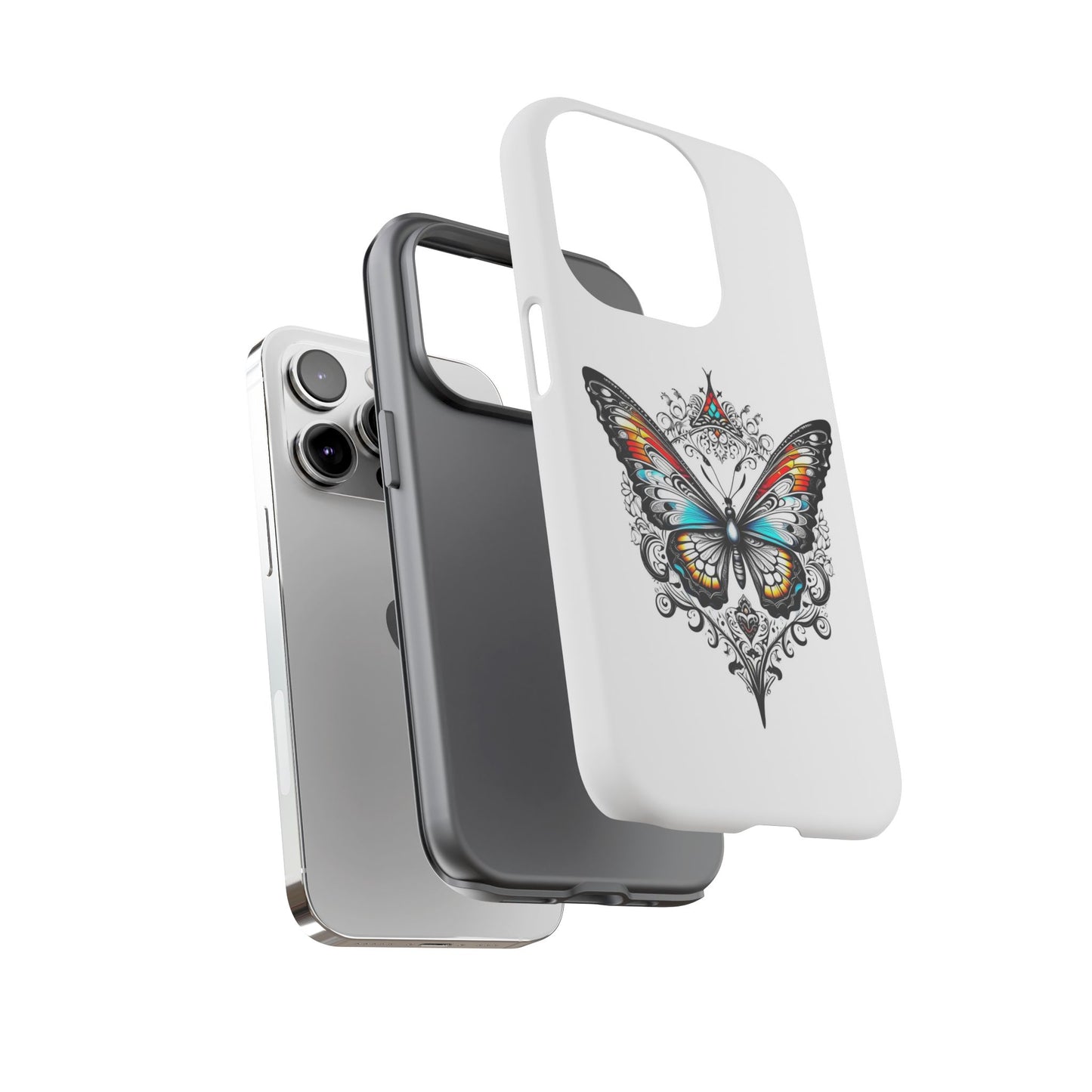 Butterfly Tough Case - Stylish Phone Protection