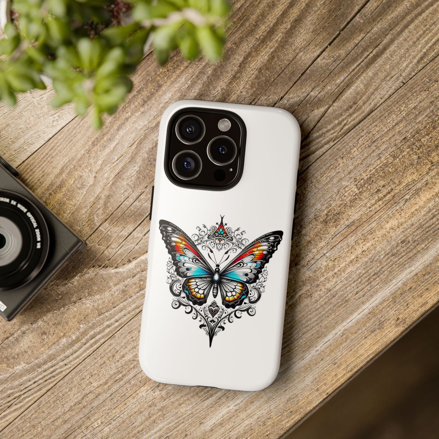 Butterfly Tough Case - Stylish Phone Protection