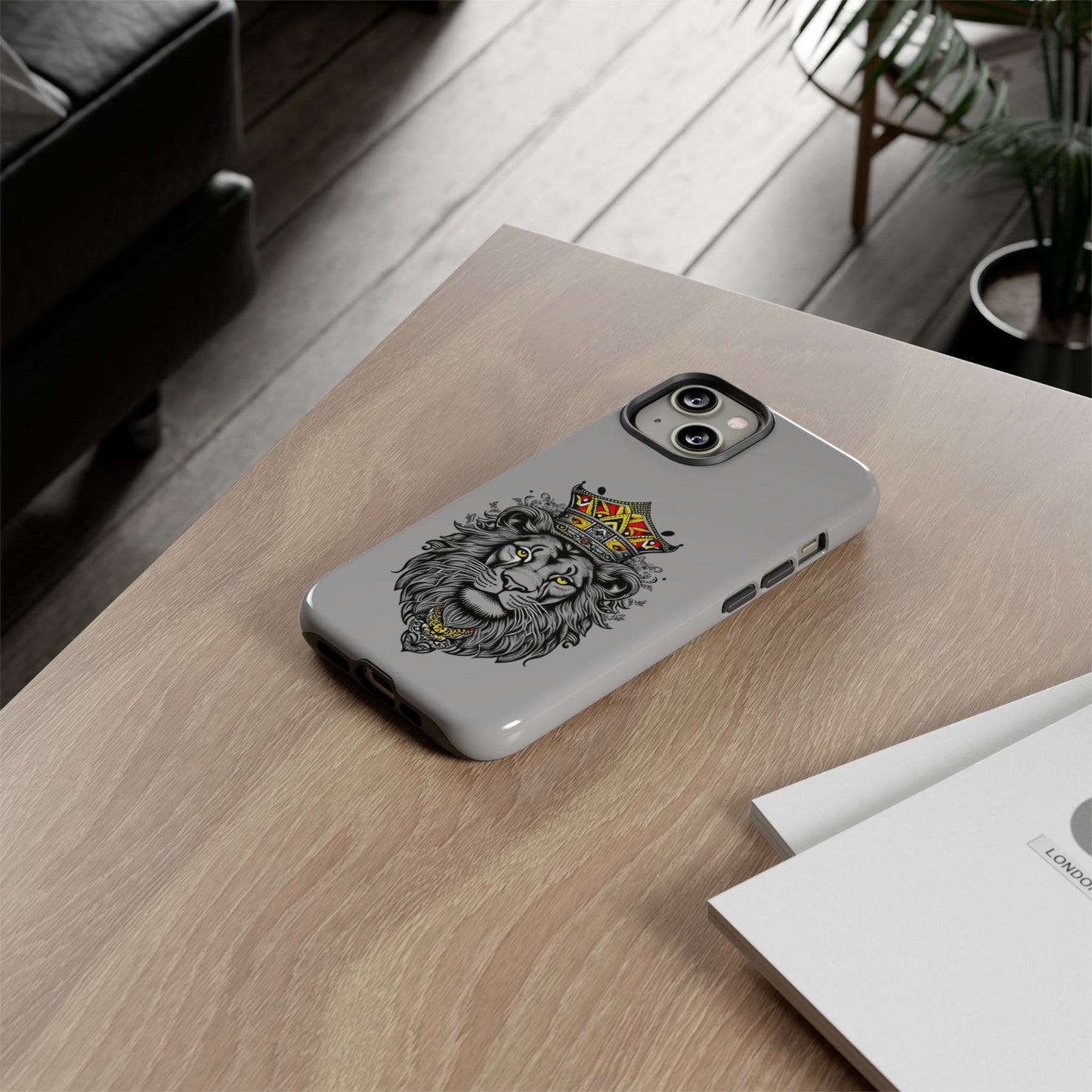 Lion King Phone Case - Tough Cases with Royal Crown Design