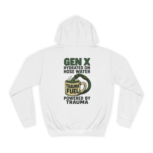 Gen X Humor Hoodie, Vintage College Style Sweatshirt, Gift for College Students, Funny Hoodie, Comfortable Unisex Apparel