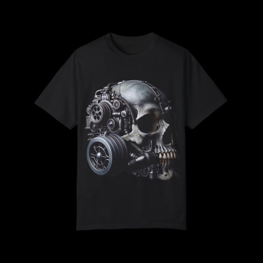 skull with gas mask