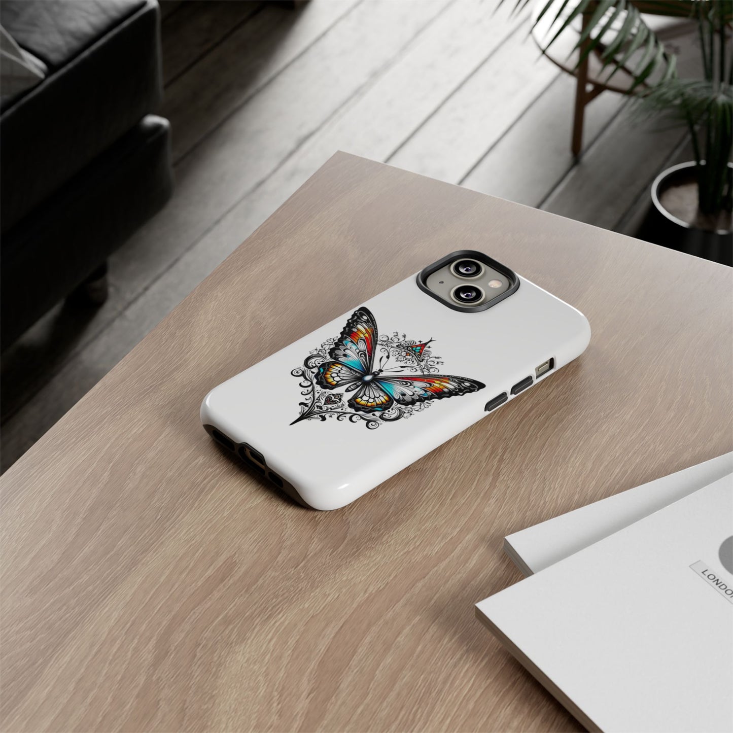 Butterfly Tough Case - Stylish Phone Protection