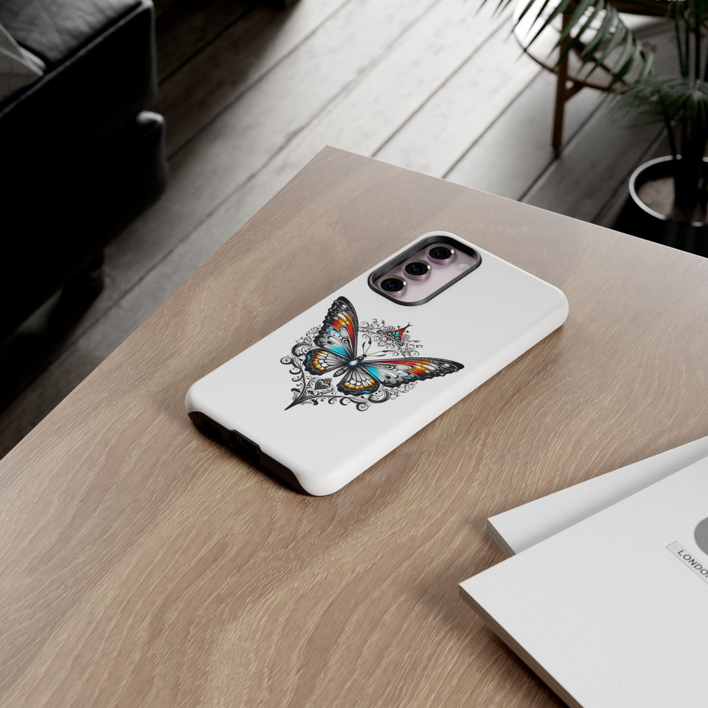 Butterfly Tough Case - Stylish Phone Protection
