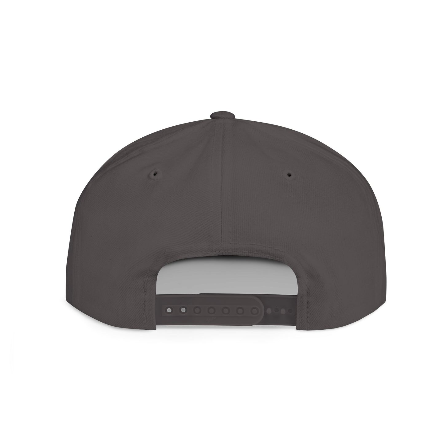 Stylish Flat Bill Snapback Hat with Unique Graphic Design