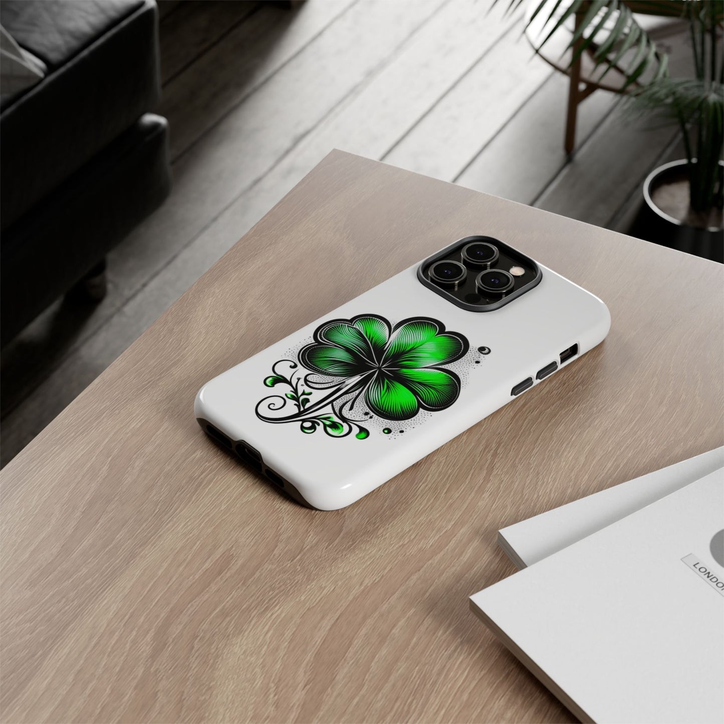 St. Patrick's Day Shamrock Phone Case - Tough & Stylish
