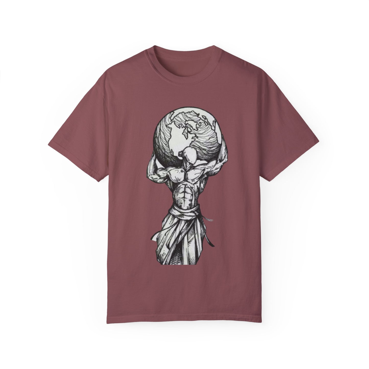 Atlas Earth Graphic Unisex T-Shirt - Comfortable Casual Wear for Nature Lovers