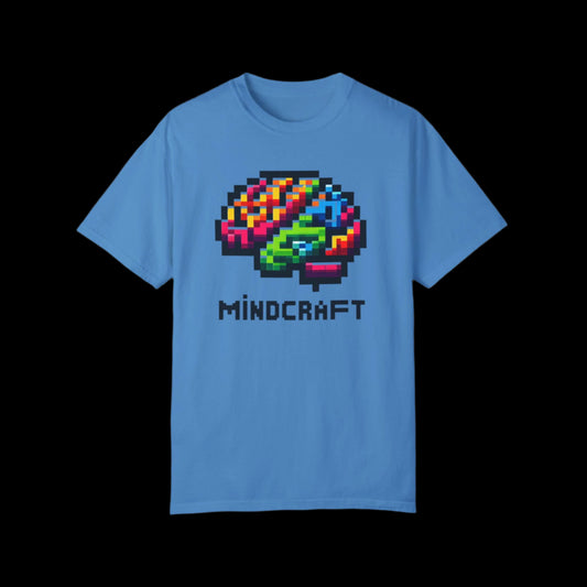 Mindcraft Unisex Gamer T-Shirt – Colorful Brain Design for Creative Minds