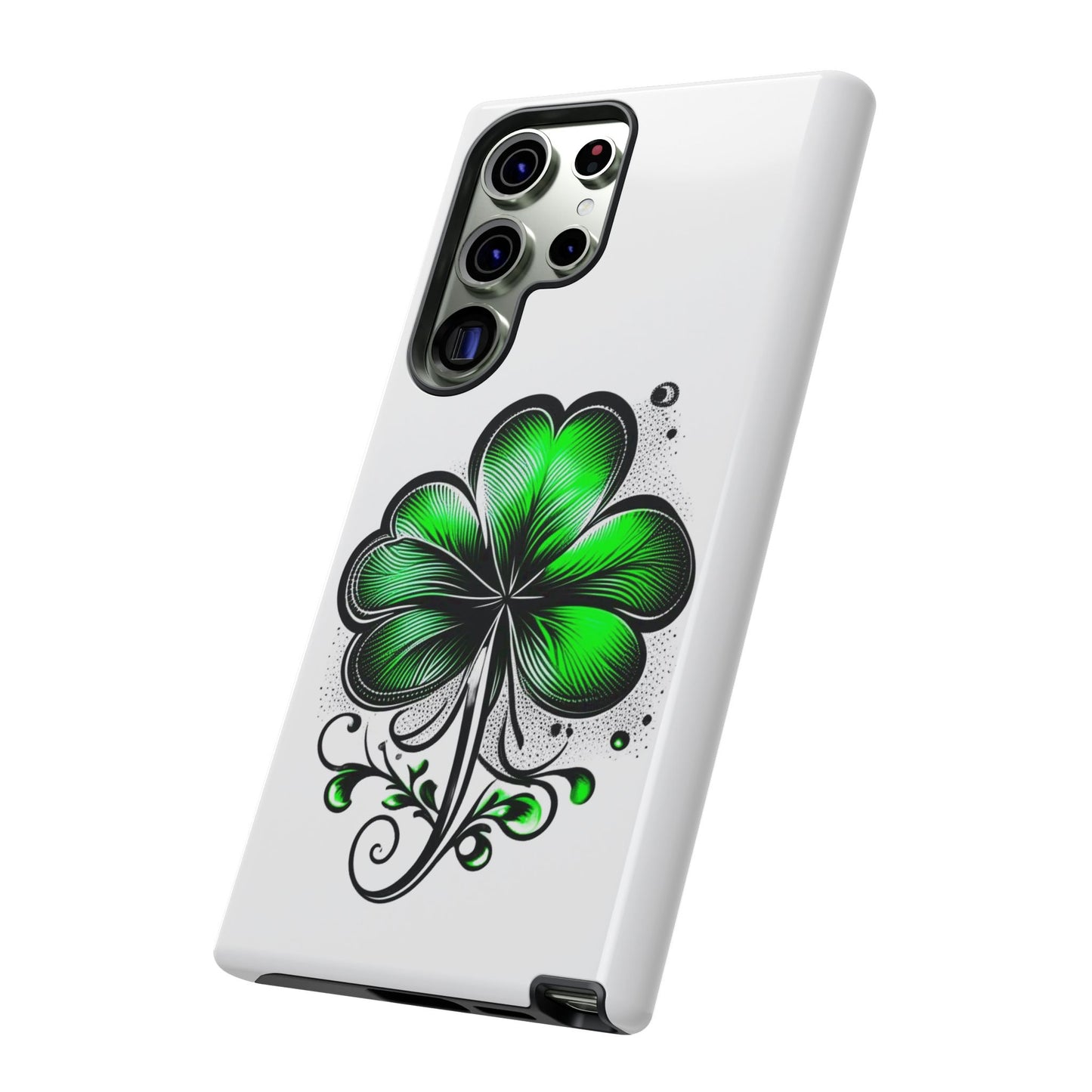 St. Patrick's Day Shamrock Phone Case - Tough & Stylish