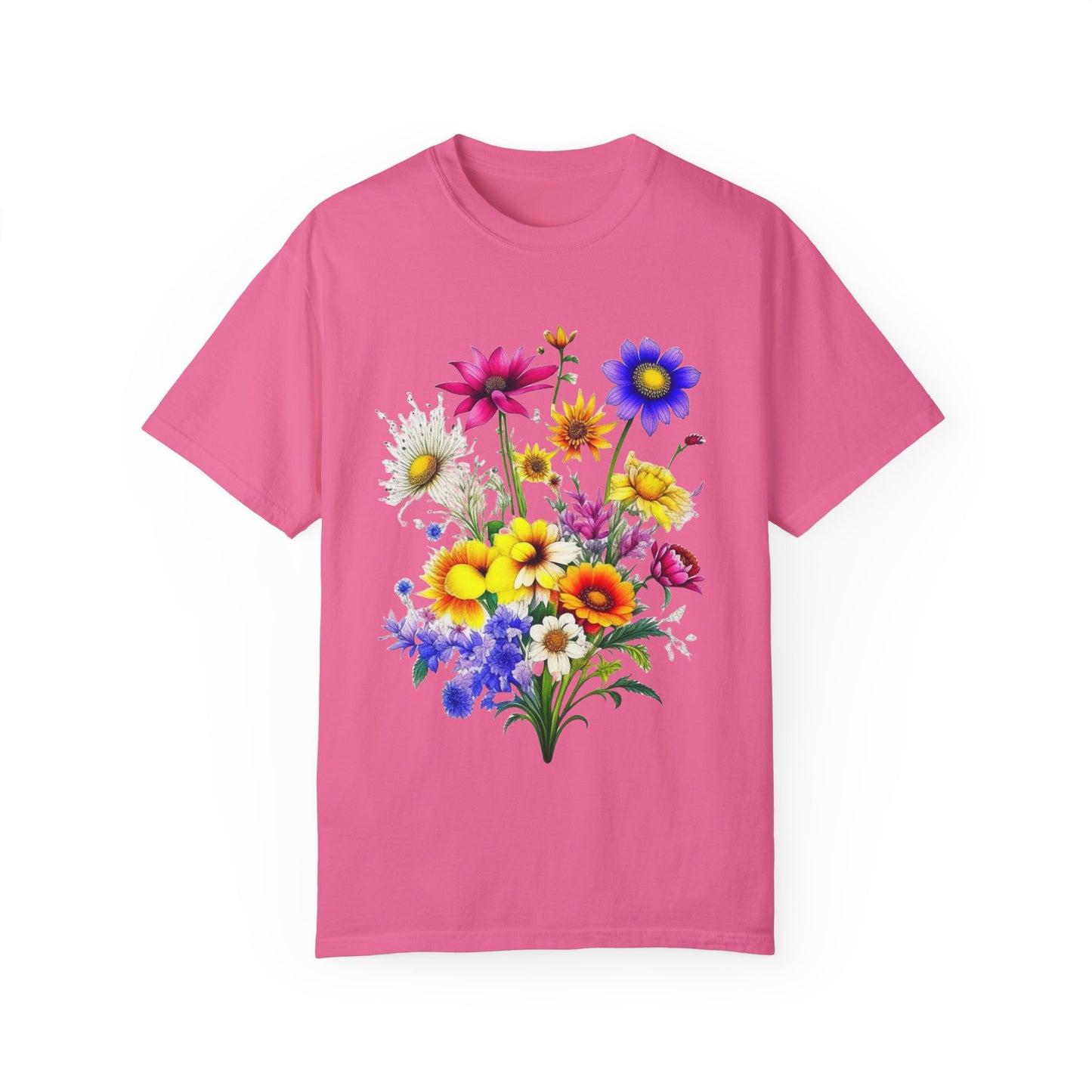 Floral Bouquet Unisex T-Shirt – Perfect for Spring Celebrations