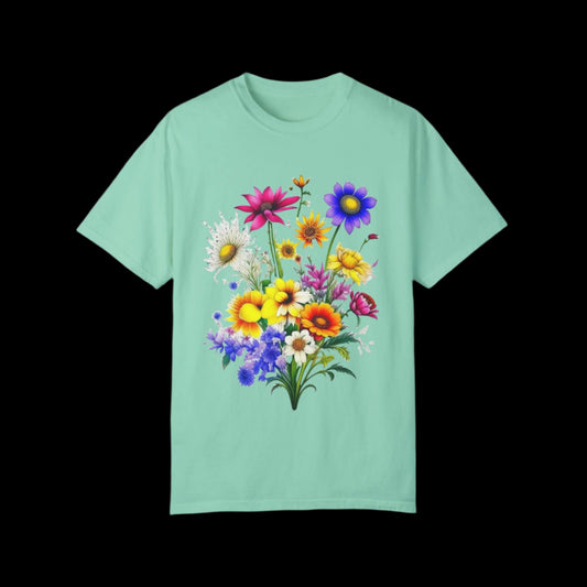 Floral Bouquet Unisex T-Shirt – Perfect for Spring Celebrations