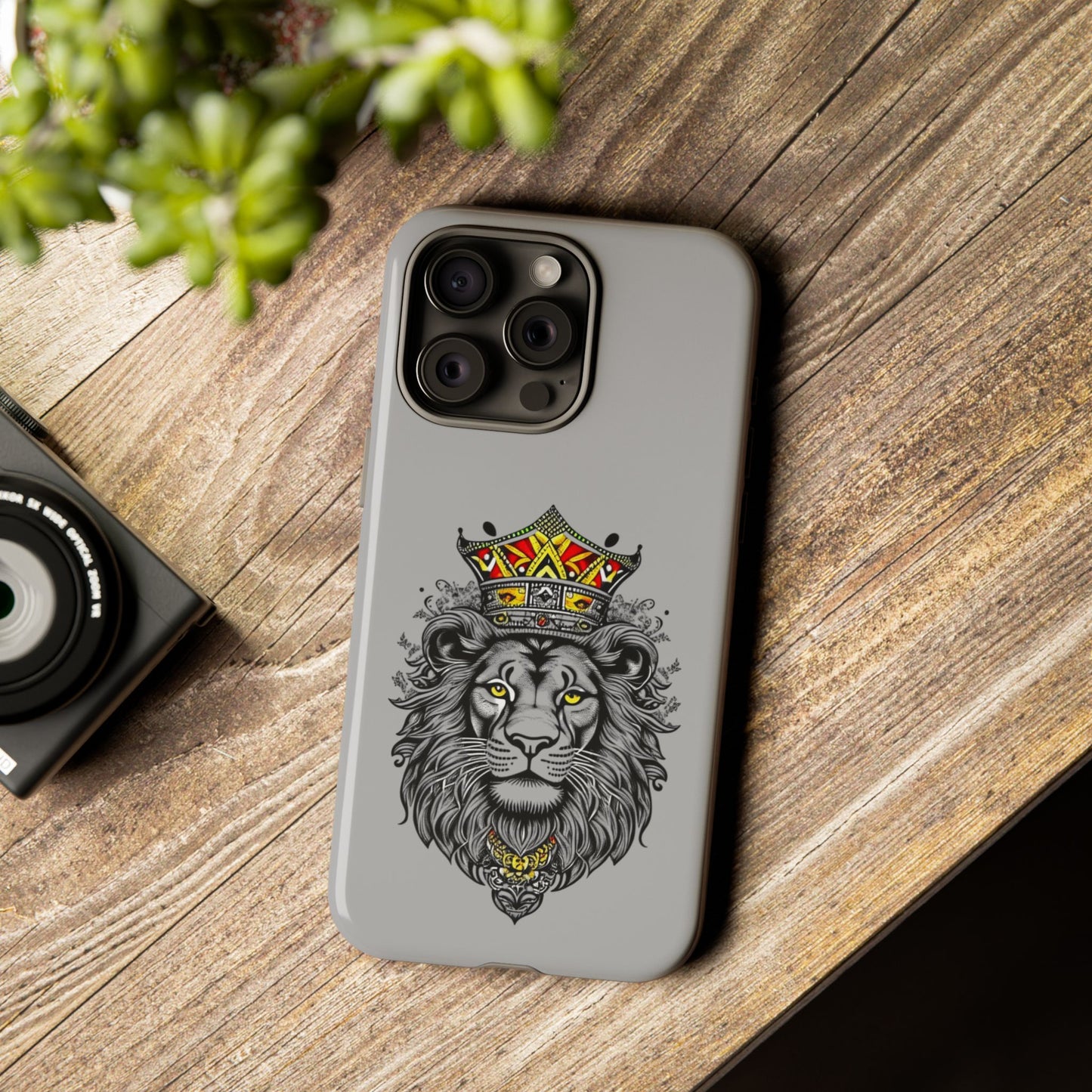 Lion King Phone Case - Tough Cases with Royal Crown Design