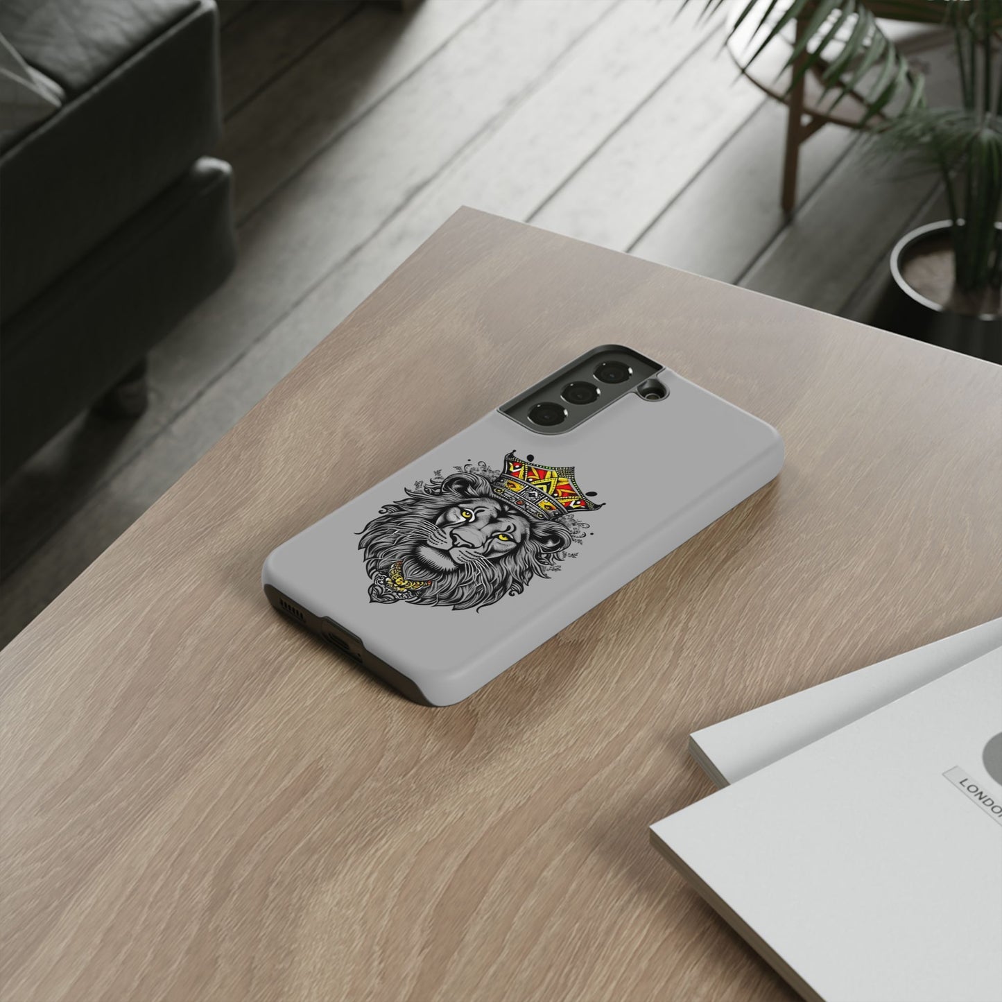 Lion King Phone Case - Tough Cases with Royal Crown Design