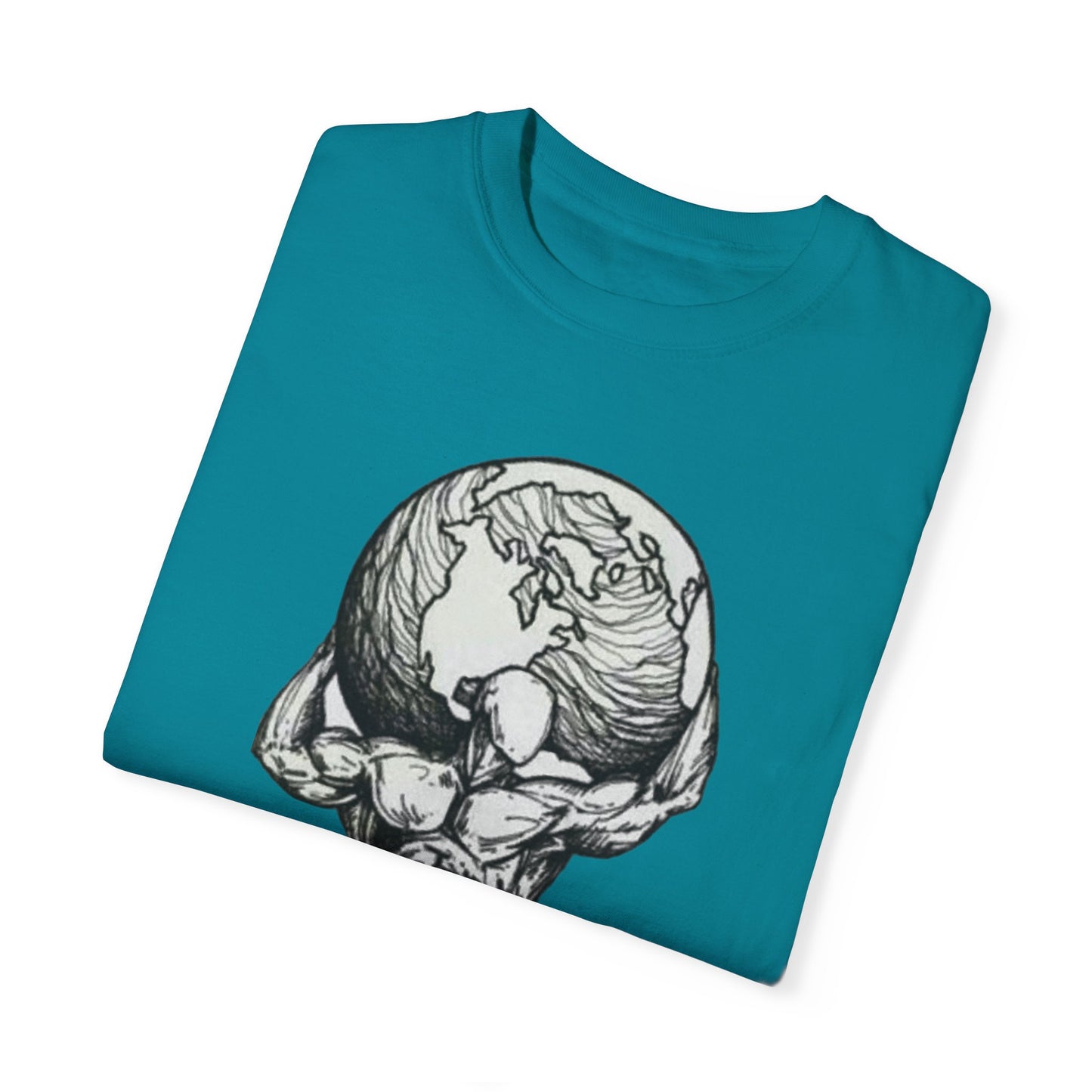Atlas Earth Graphic Unisex T-Shirt - Comfortable Casual Wear for Nature Lovers