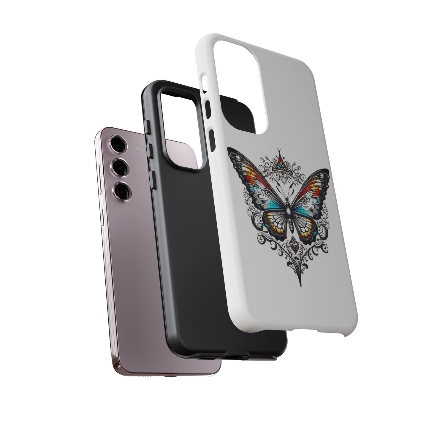 Butterfly Tough Case - Stylish Phone Protection