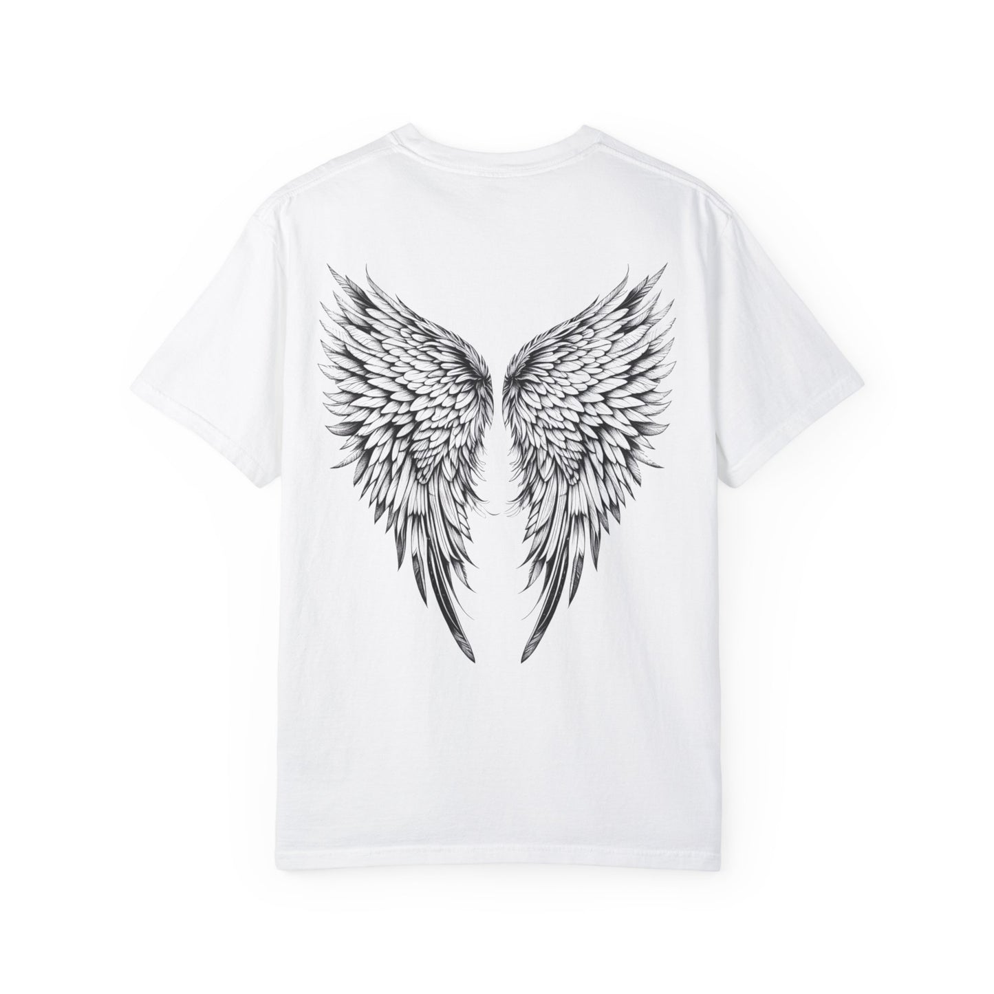 Heavenly Wings Unisex T-Shirt - Angelic Sword Design