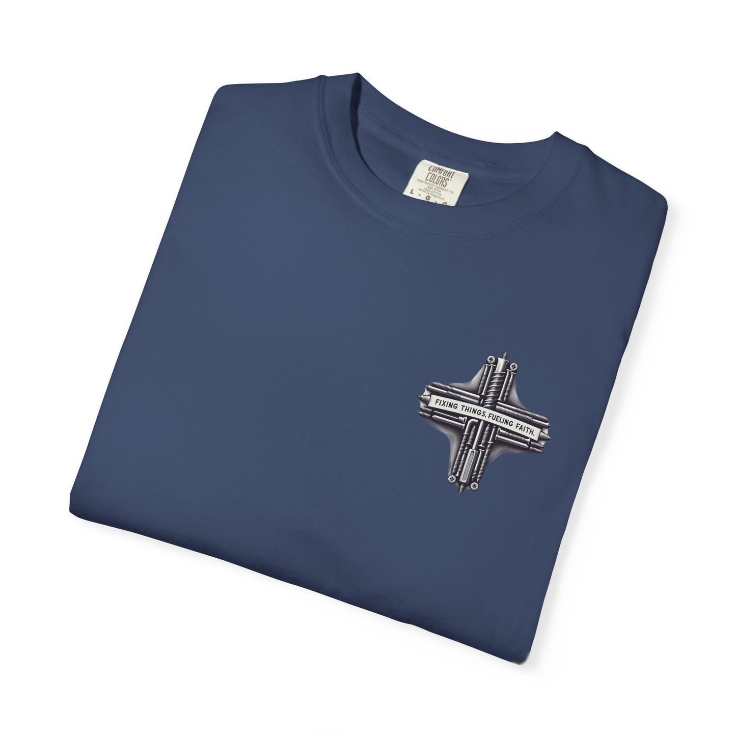 Faith-Inspired Unisex T-Shirt | Fixing Things Fueling Faith | Inspirational Gift for Believers | Casual Wear, Church Events, Everyday Style