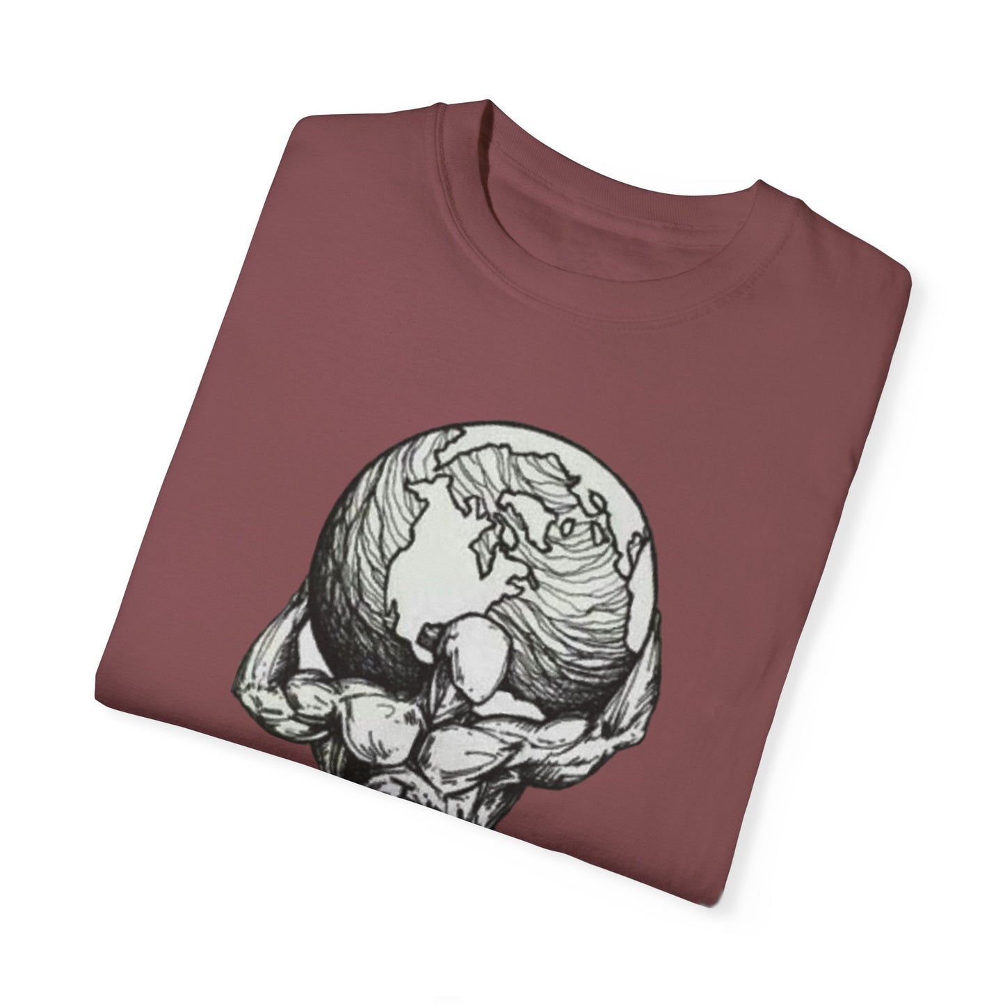 Atlas Earth Graphic Unisex T-Shirt - Comfortable Casual Wear for Nature Lovers